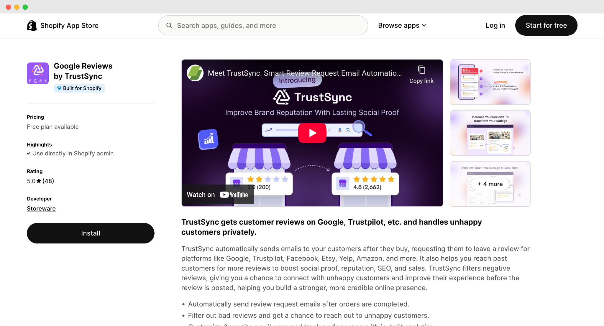 TrustSync Shopify App