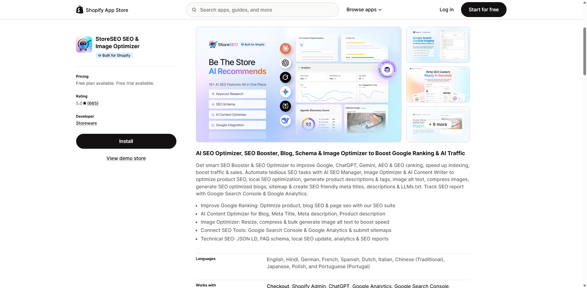 StoreSEO AI SEO Plugin