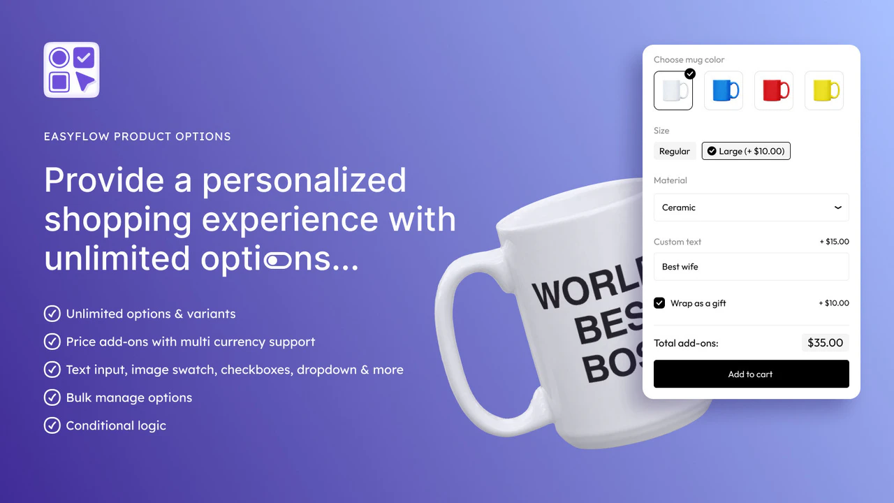 Remove Friction From Product Options & Variants